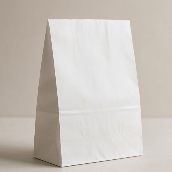 ΤΣΑΝΤΑ DELIVERY ΧΑΡΤΙΝΗ ΑΓΚΑΛΙΑΣ ΛΕΥΚΗ 28x17x35