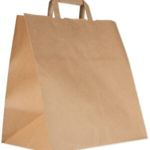 ΤΣΑΝΤΑ DELIVERY ΧΑΡΤΙΝΗ ΠΛΑΚΕ ΛΑΒΗ KRAFT 32x21x33