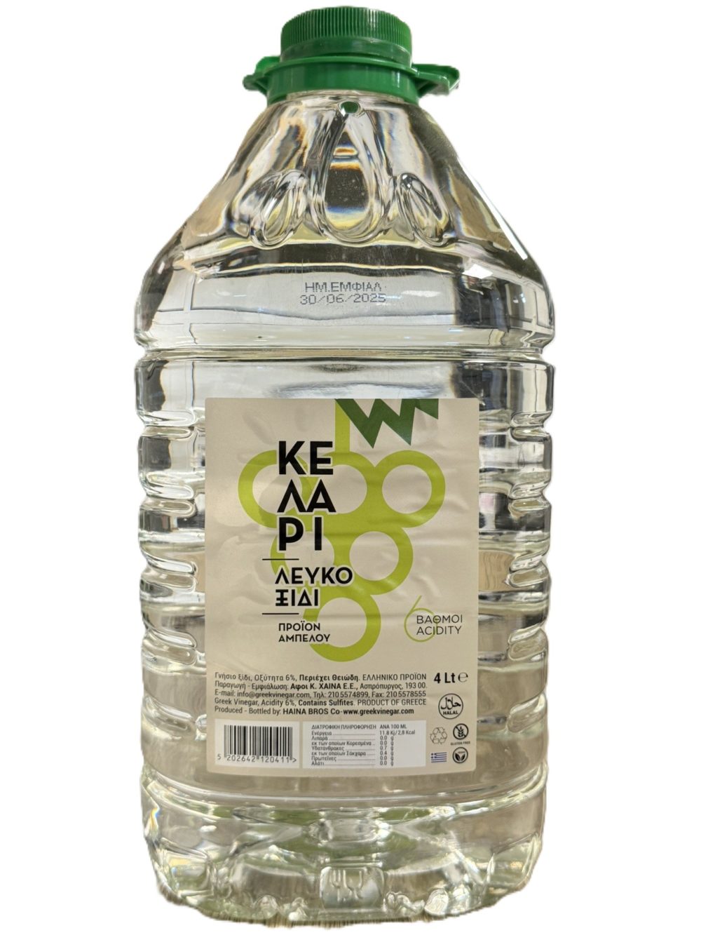 ΞΙΔΙ ΛΕΥΚΟ ΦΙΝΟ-ΚΕΛΑΡΙ 4lt