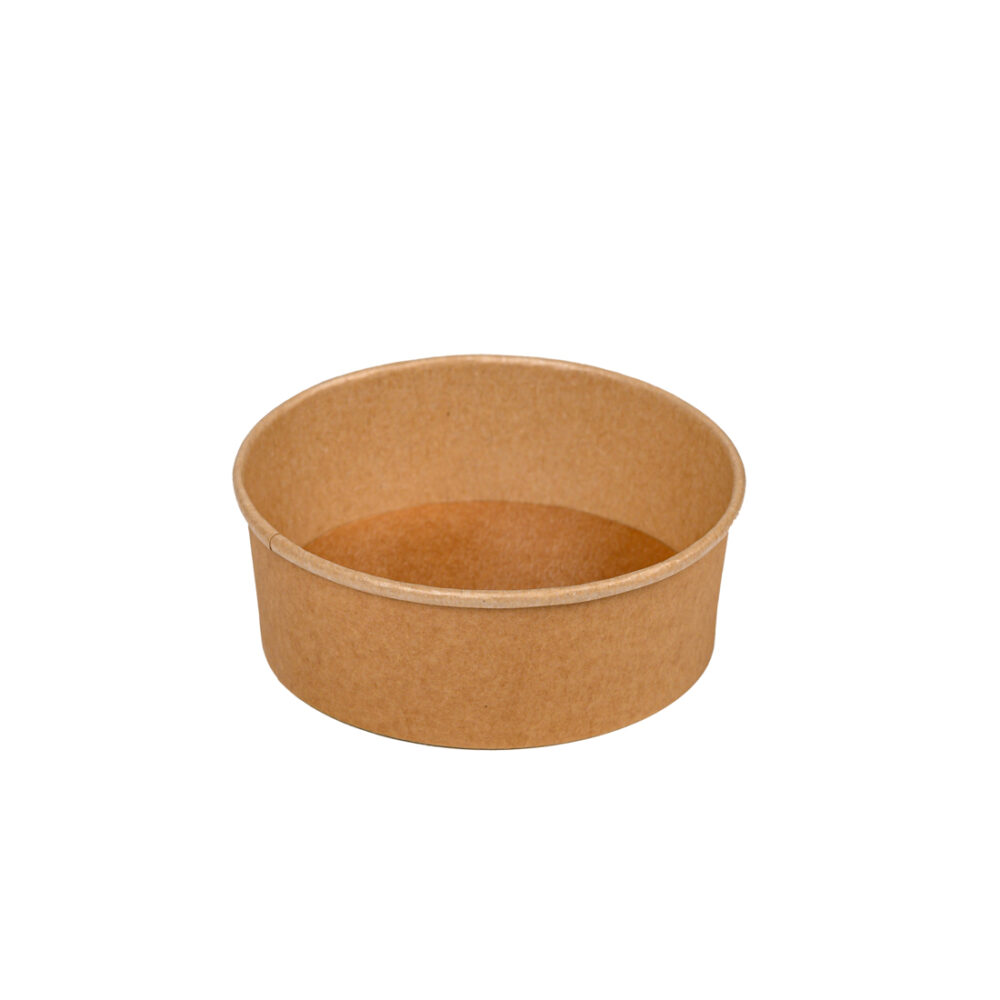 ΜΠΩΛ KRAFT ΣΤΡΟΓΓΥΛΟ 550ml (D14,5x5cm) 50τεμ