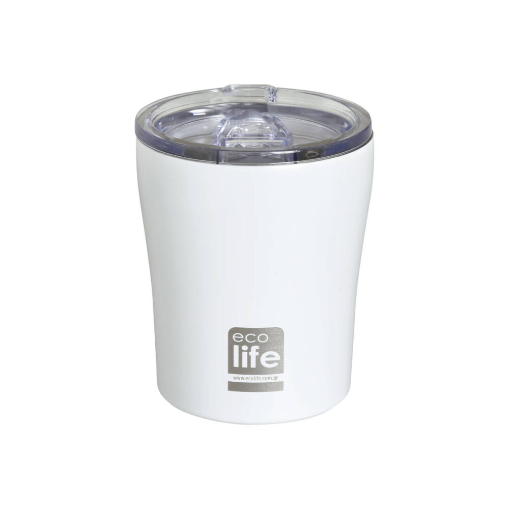 COFFEE THERMOS 300ML ΛΕΥΚΟ ECOLIFE