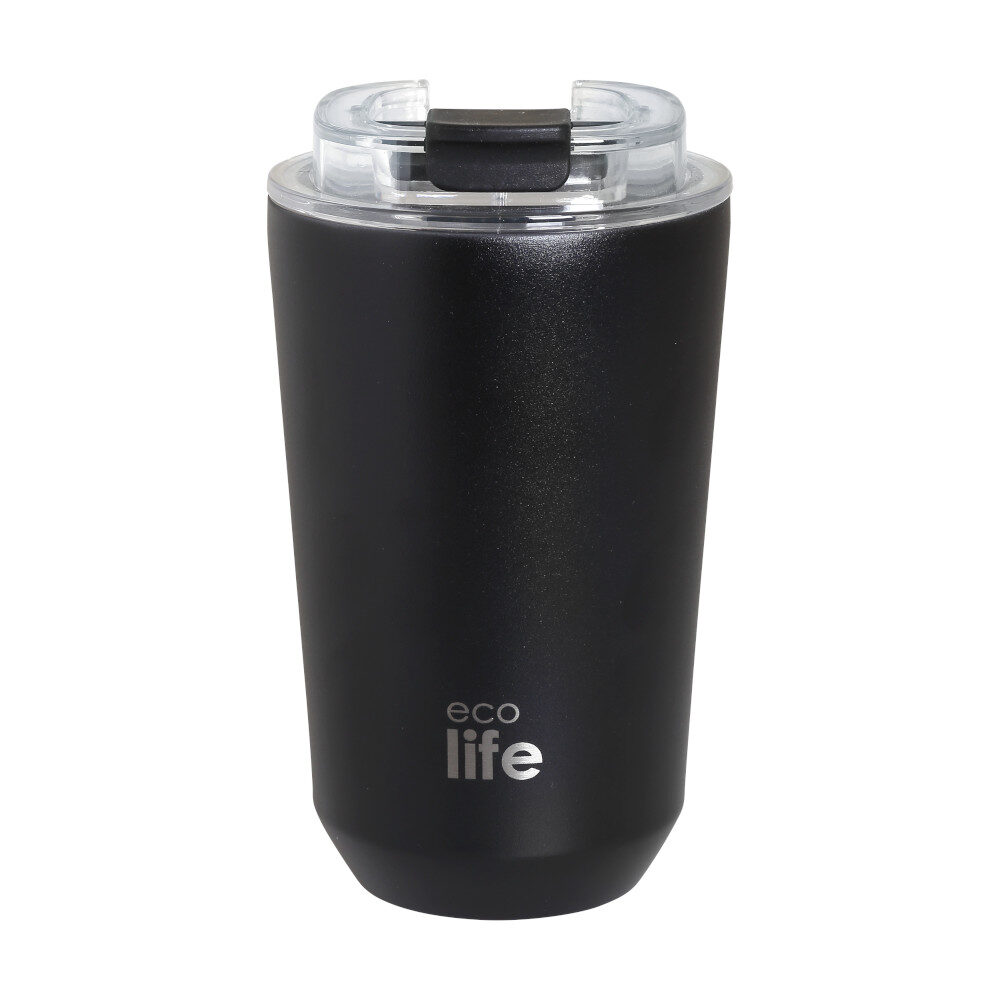 COFFEE THERMOS 360ml PURE BLACK ECOLIFE
