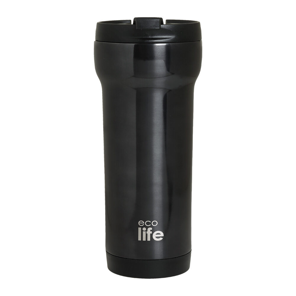 COFFEE THERMOS 420ml BLACK ECOLIFE