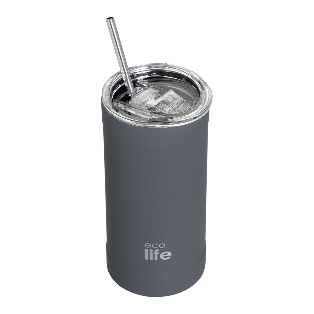 COFFEE THERMOS 500ML STONE GREY ECOLIFE