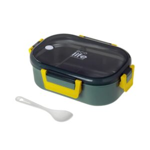 ΦΑΓΗΤΟΔΟΧΕΙΟ ΜΕ ΧΩΡΙΣΜΑ 900ml FOREST GREEN ECOLIFE