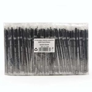 ΚΑΛΑΜΑΚΙΑ FREDO REUSABLE ΣΕΛΟΦΑΝ ΜΑΥΡΟ 1/1 1000τεμ