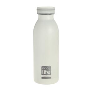 ΜΕΤΑΛΛΙΚΟ ΜΠΟΥΚΑΛΙ ΘΕΡΜΟΣ 450ml PASTEL WHITE ECOLIFE