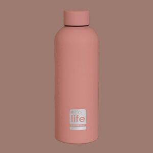ΜΕΤΑΛΛΙΚΟ ΜΠΟΥΚΑΛΙ ΘΕΡΜΟΣ 500ml DUSTY PINK ECOLIFE