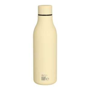 ΜΕΤΑΛΛΙΚΟ ΜΠΟΥΚΑΛΙ ΘΕΡΜΟΣ 550ml CREAM ECOLIFE