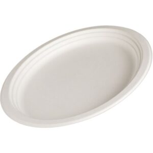 ΠΙΑΤΕΛΑ OVAL ΑΠΟ ΖΑΧΑΡΟΚΑΛΑΜΟ 32x25cm 50τεμ