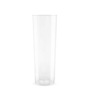 ΠΟΤΗΡΙ ΠΛΑΣΤΙΚΟ CRYSTAL (PS) ΣΩΛΗΝΑΣ 25cl-250ml 10τεμ.