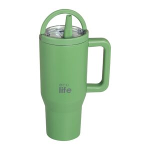 ΠΟΤΗΡΙ ΘΕΡΜΟΣ ΜΕ ΚΑΛΑΜΑΚΙ 900ml 2HANDLES GREEN TEA ECOLIFE